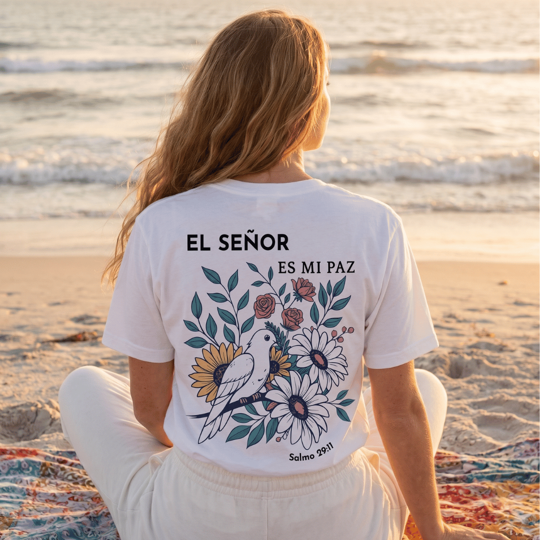 Tshirt oversized EL SEÑOR ES MI PAZ / MUJER