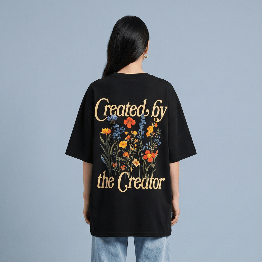 Tshirt oversized Created, by the Creditor / MUJER