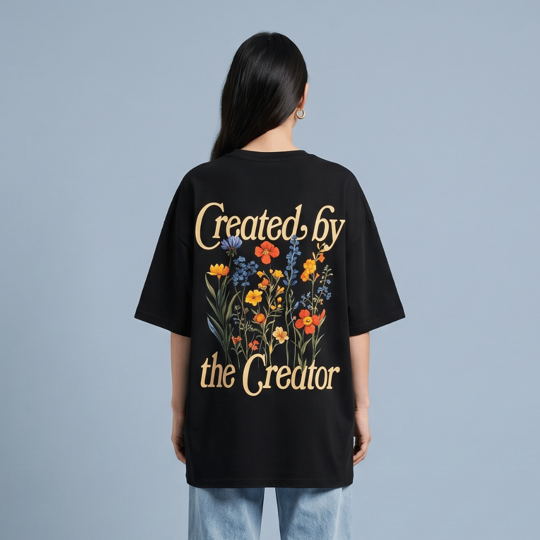 Tshirt oversized Created, by the Creditor / MUJER