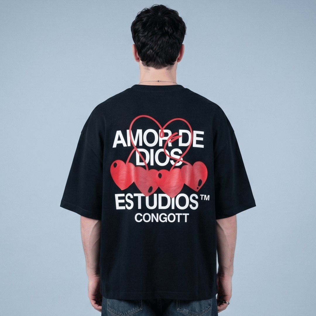 Tshirt oversized-AMOR DE DIOS / HOMBRE