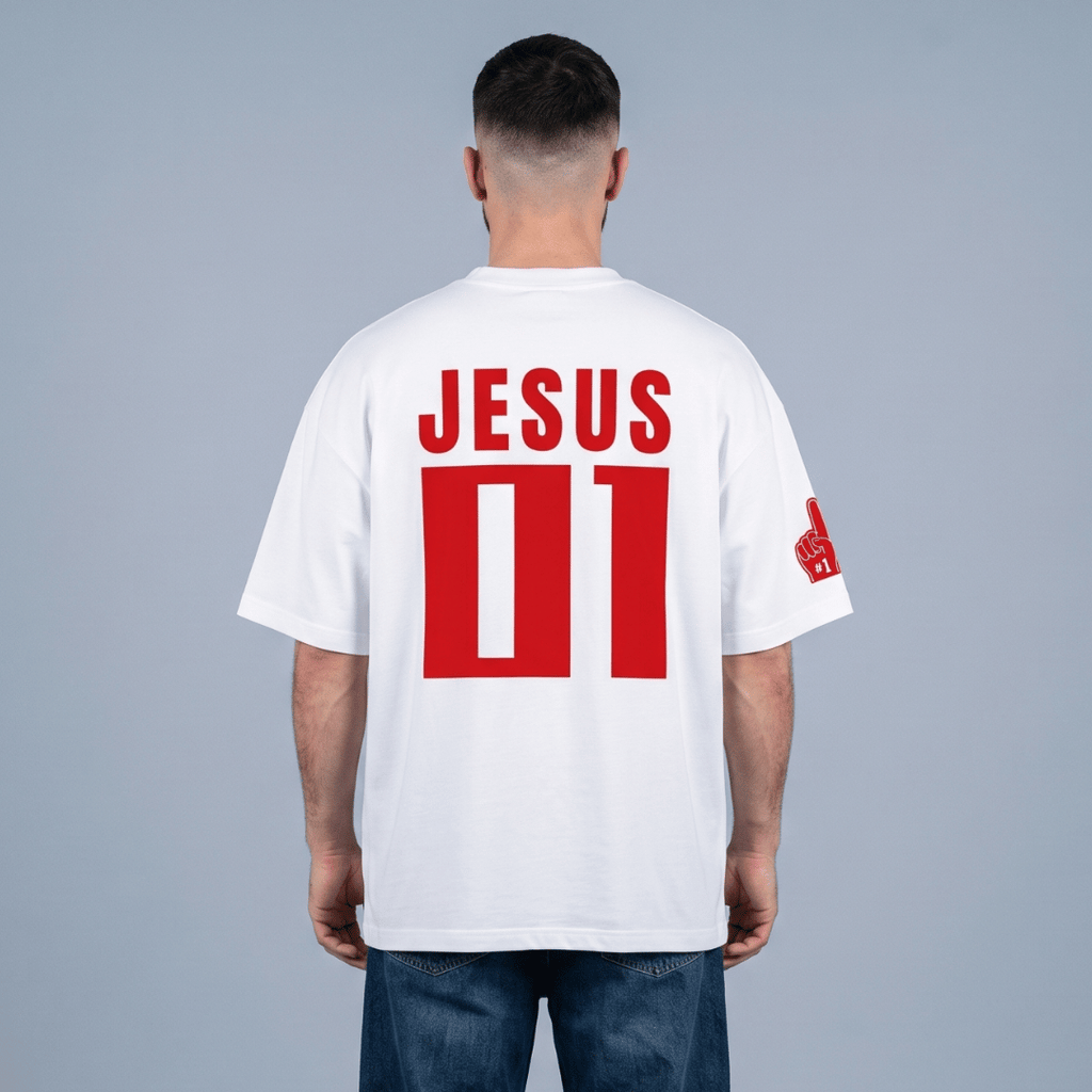 Tshirt oversized JESUS 01 / HOMBRE