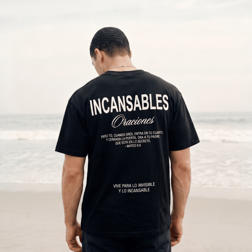 Tshirt oversized- INCANSABLES Oraciones/ HOMBRE