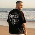 Tshirt oversized-PRAISE THE LORD/ HOMBRE
