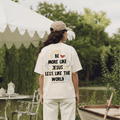 Tshirt oversized BE MORE LIKE JESUS / MUJER