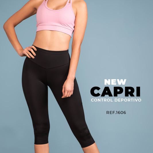 Capri Deportivo con Malla - Estilo y Comodidad en Movimiento