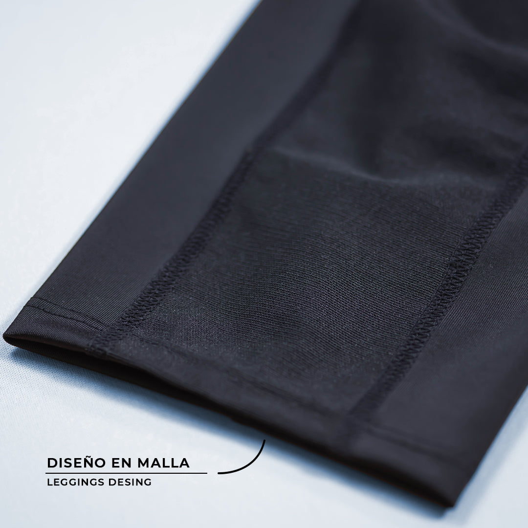 Capri Deportivo con Malla - Estilo y Comodidad en Movimiento