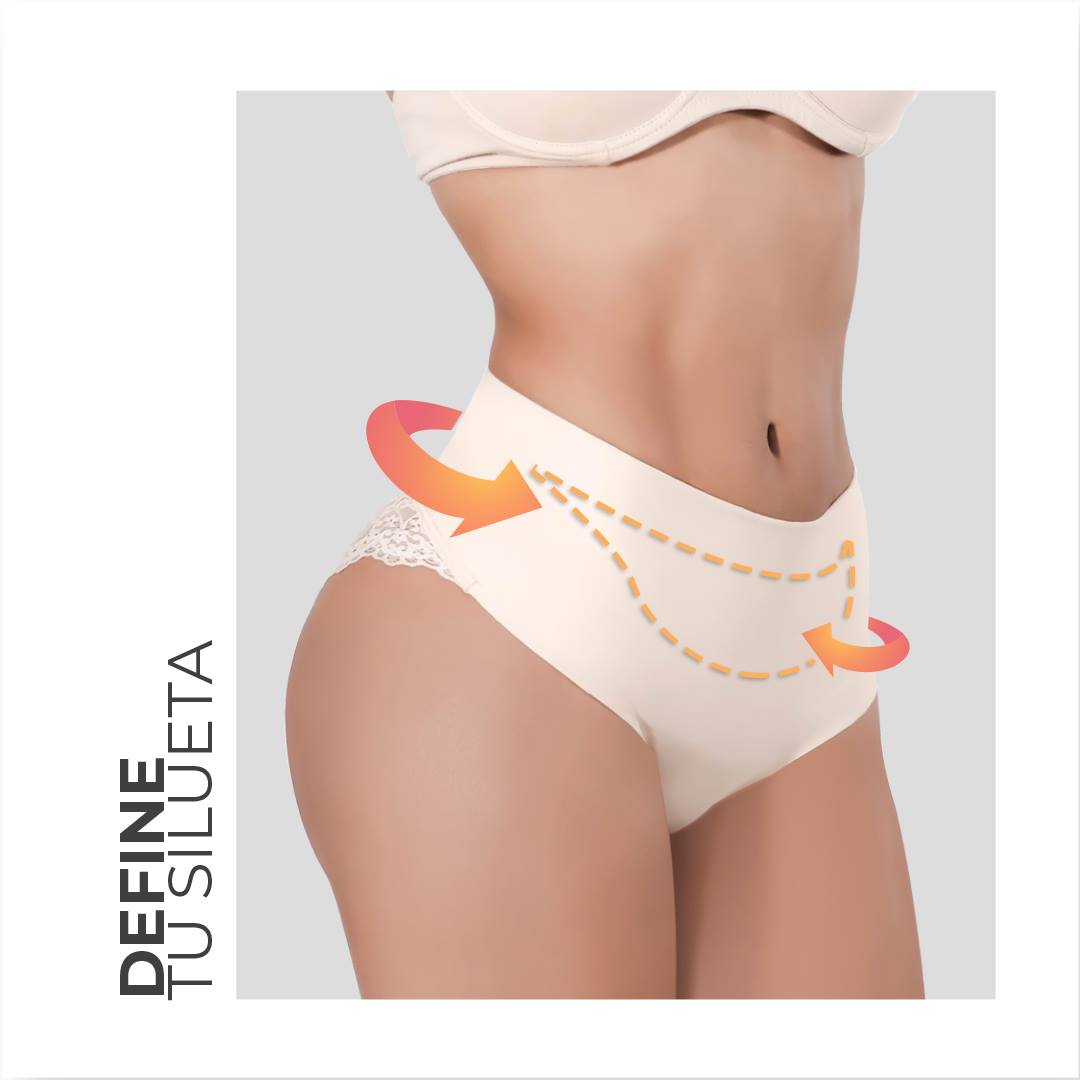 Paquete x 3 Panty clásico de control.