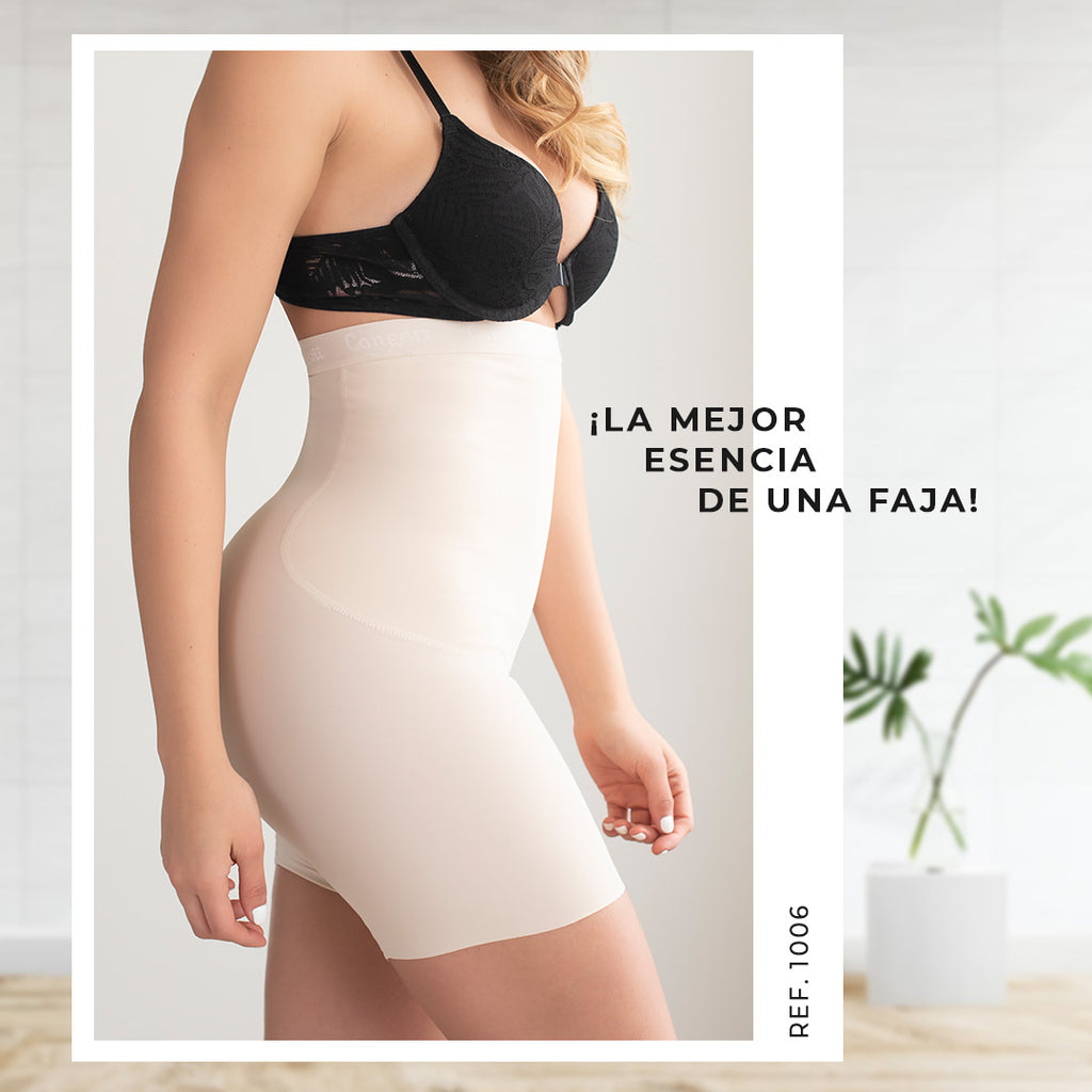 Short de Control Invisible con Refuerzo en Abdomen – Moldeo Sutil y Confort Todo el Día