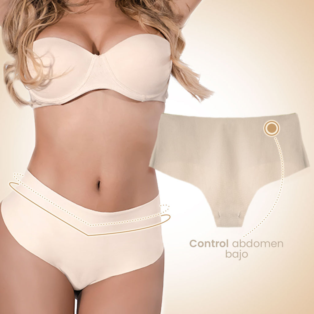 Paquete x 3 Tanga Control Abdomen Bajo – Moldeo Invisible y Confort Total