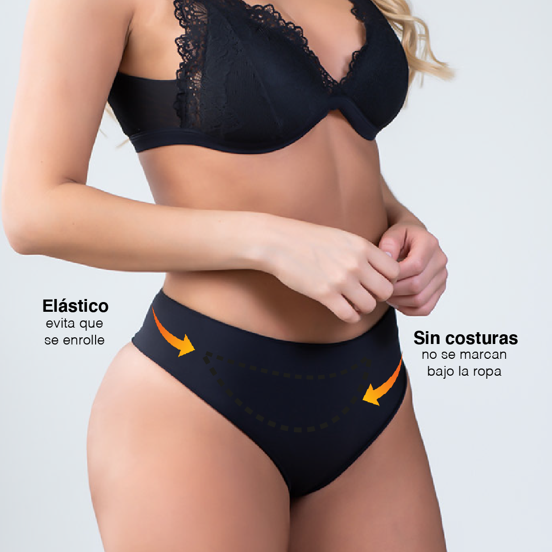 Paquete x 3 Tanga Control Abdomen Bajo – Moldeo Invisible y Confort Total